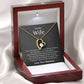 To My Wife - Beat Of My Heart - Forever Love Necklace