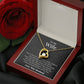 To My Wife - Beat Of My Heart - Forever Love Necklace