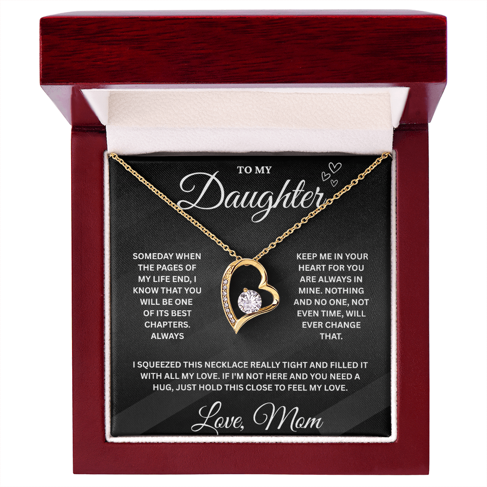 To My Daughter | Forever Love Necklace | Love, Mom
