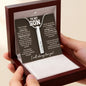 To My Son - I Will Always Love You - 4-Sided Stick Necklace