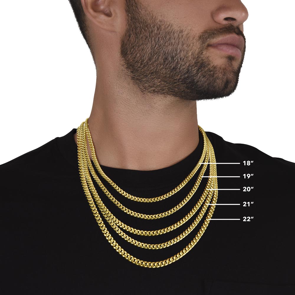 To My Amazing Son - I Believe In You - Cuban Link Chain