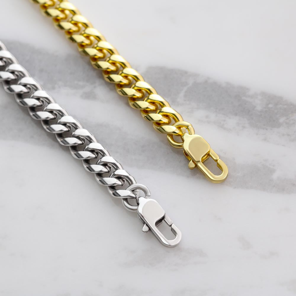 To My Amazing Son | Follow Your Dreams | Cuban Link Chain