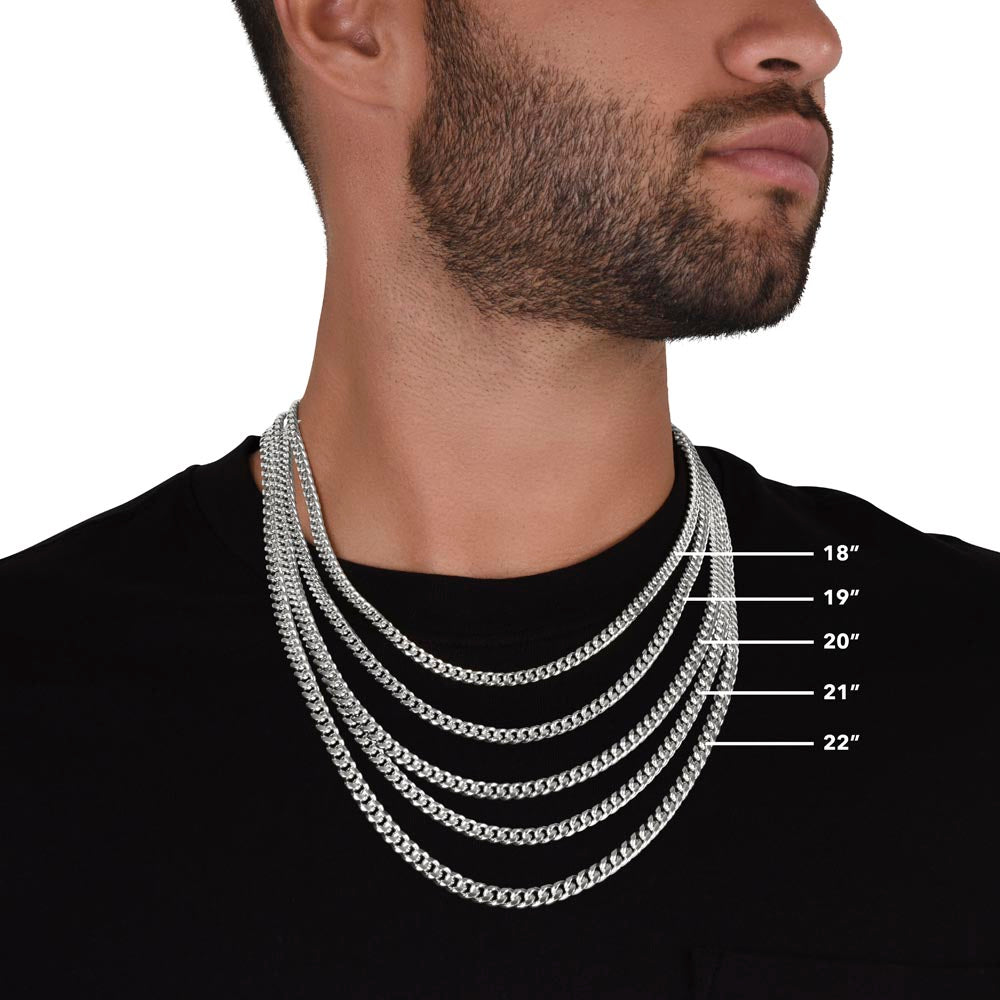 [Almost Sold Out] To My Amazing Son - LOVED more than you know - Cuban Chain