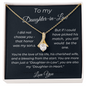 To My Daughter In Law - My Daughter In Heart - Alluring Beauty Necklace