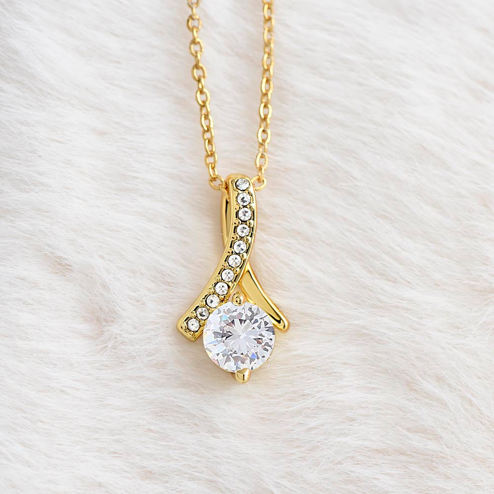 To My Girlfriend - If I Could Give You One Thing In Life - Alluring Beauty Necklace