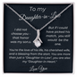 To My Daughter In Law - My Daughter In Heart - Alluring Beauty Necklace