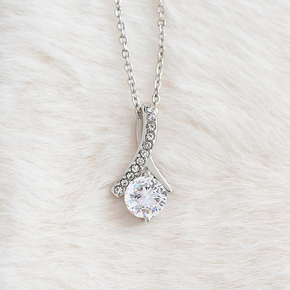 To My Girlfriend - If I Could Give You One Thing In Life - Alluring Beauty Necklace