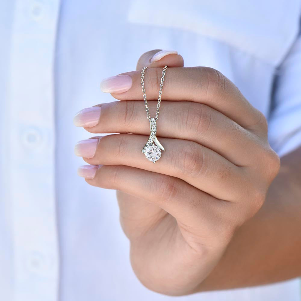 To My Girlfriend - If I Could Give You One Thing In Life - Alluring Beauty Necklace