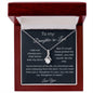 To My Daughter In Law - My Daughter In Heart - Alluring Beauty Necklace
