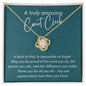 A Truly Amazing Court Clerk - Love Knot Necklace 2