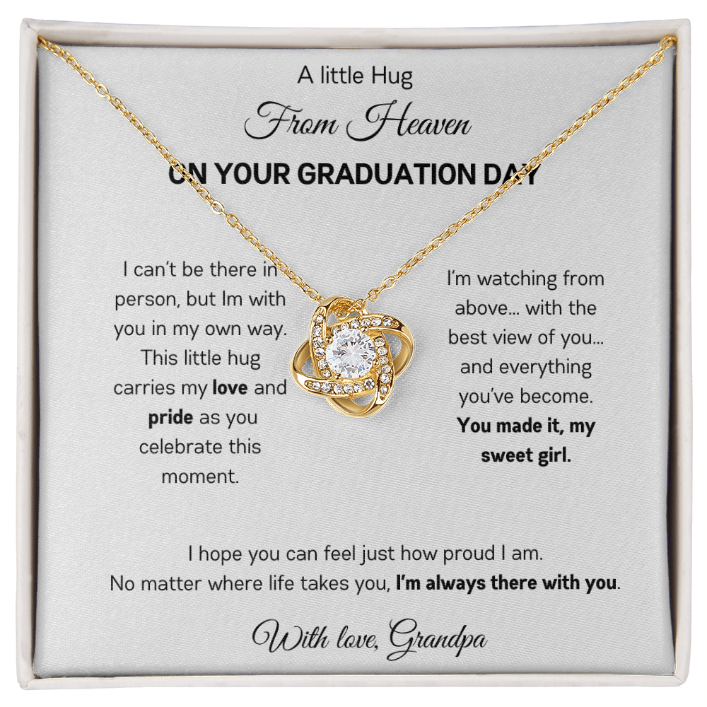 A Little Hug From Grandpa |  Love Knot Necklace