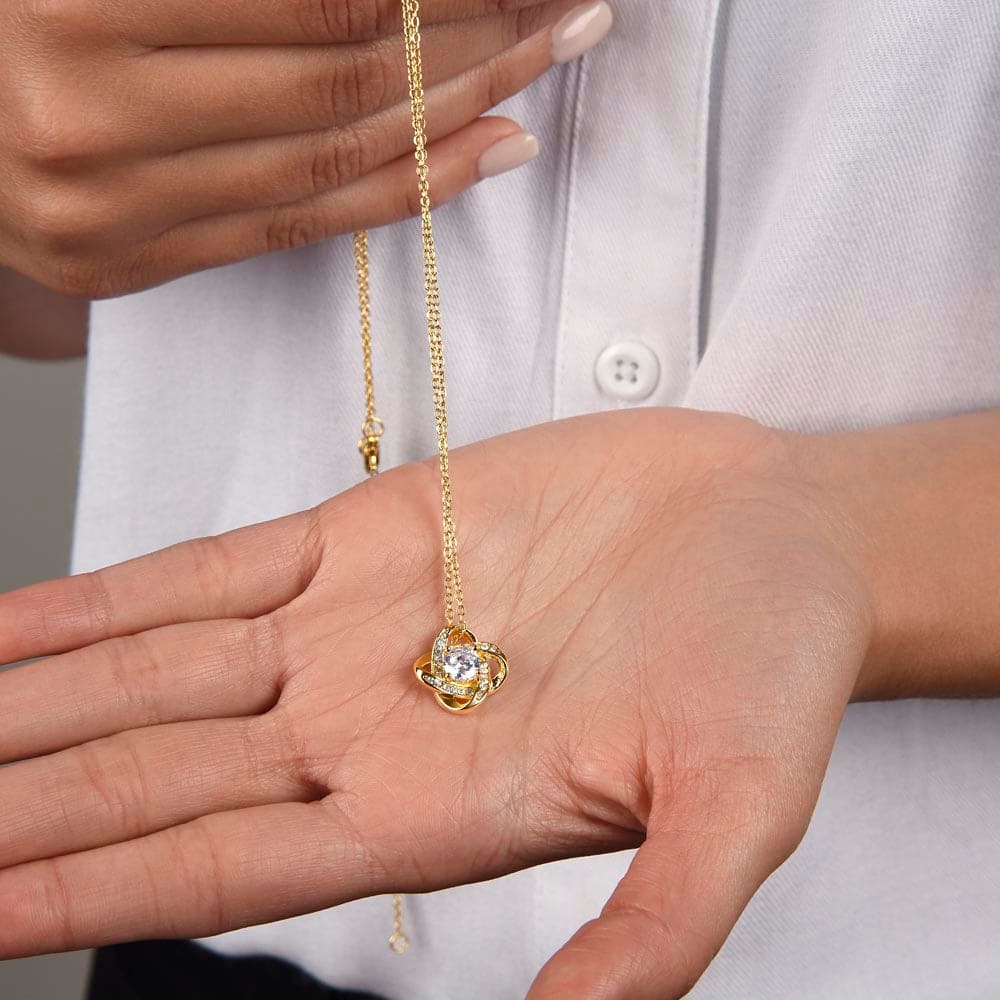 To My Daughter - Believe In Yourself - Crown Love Necklace
