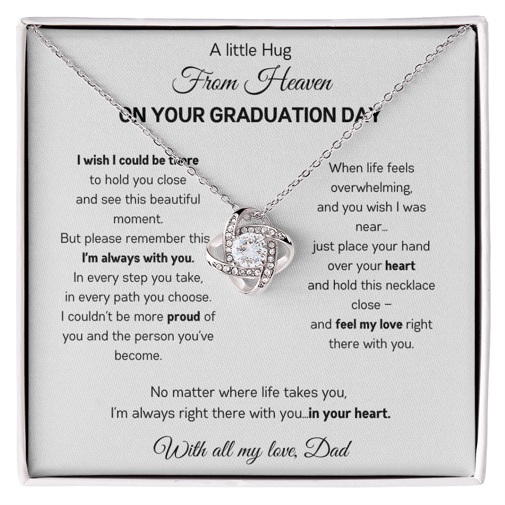 A Little Hug From Dad | Love Knot Necklace
