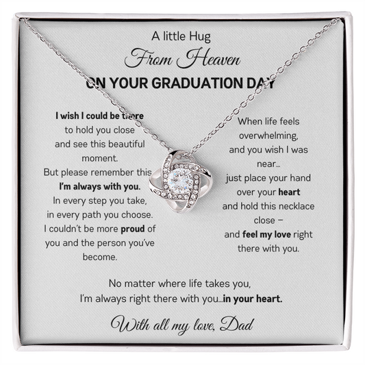 A Little Hug From Dad | Love Knot Necklace