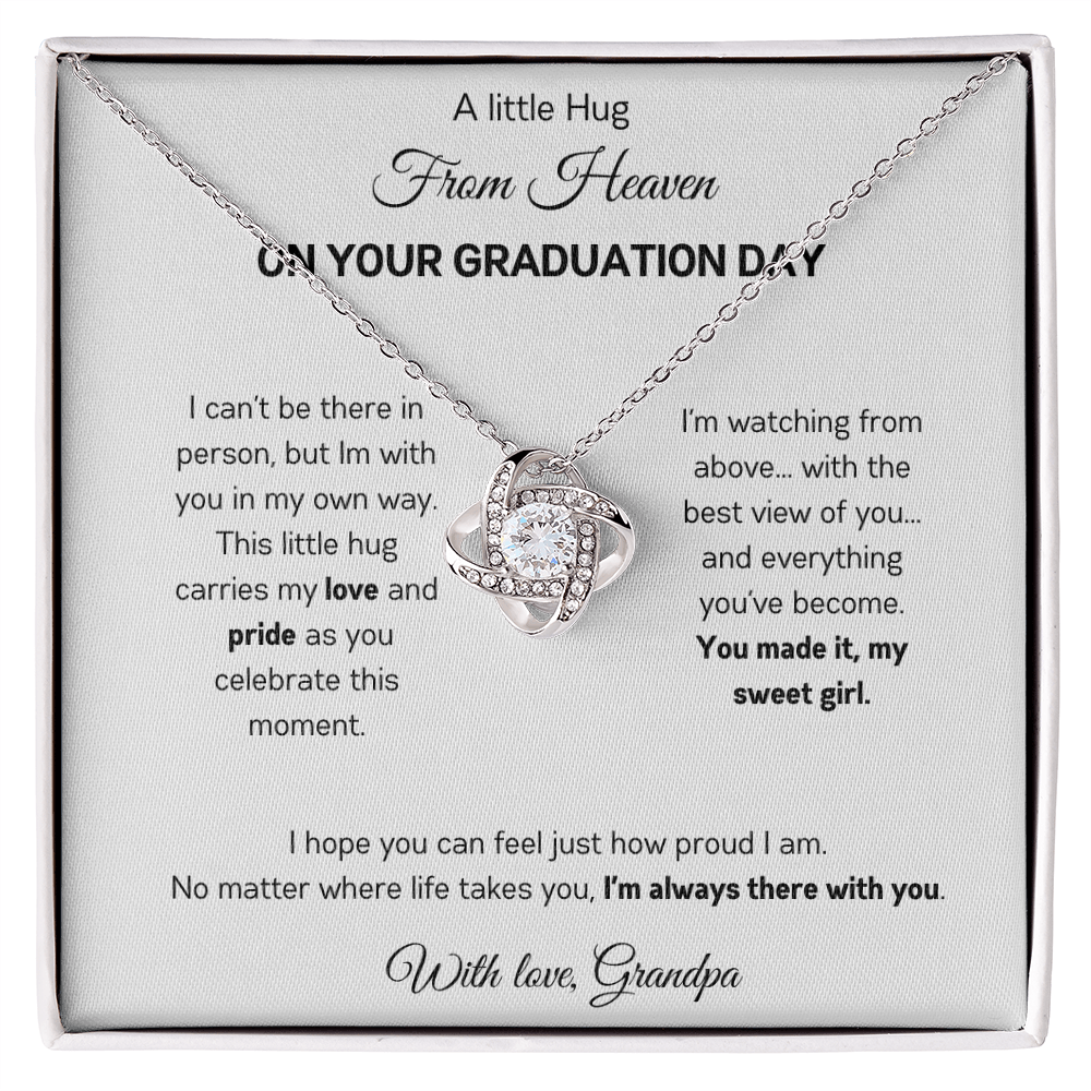 A Little Hug From Grandpa |  Love Knot Necklace