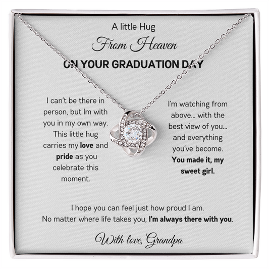A Little Hug From Grandpa |  Love Knot Necklace