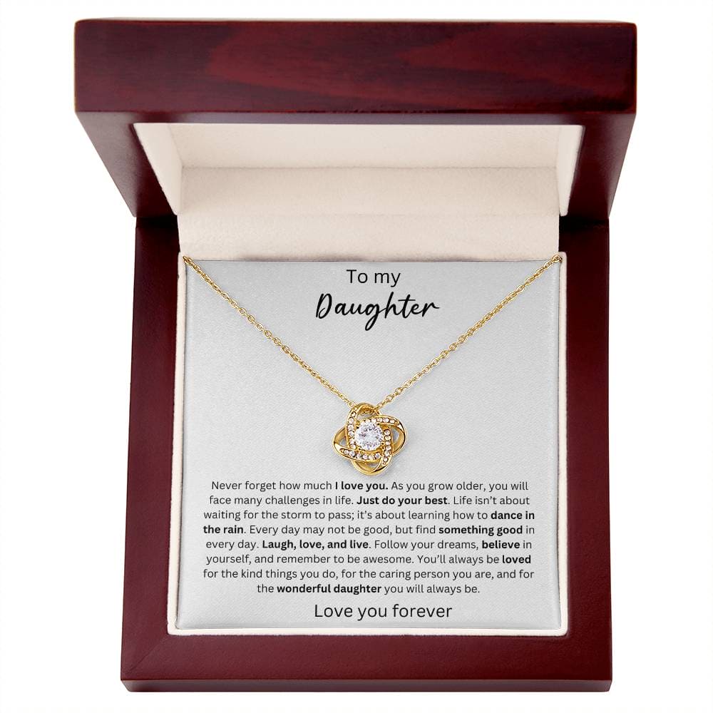 To My Daughter - Believe In Yourself - Crown Love Necklace