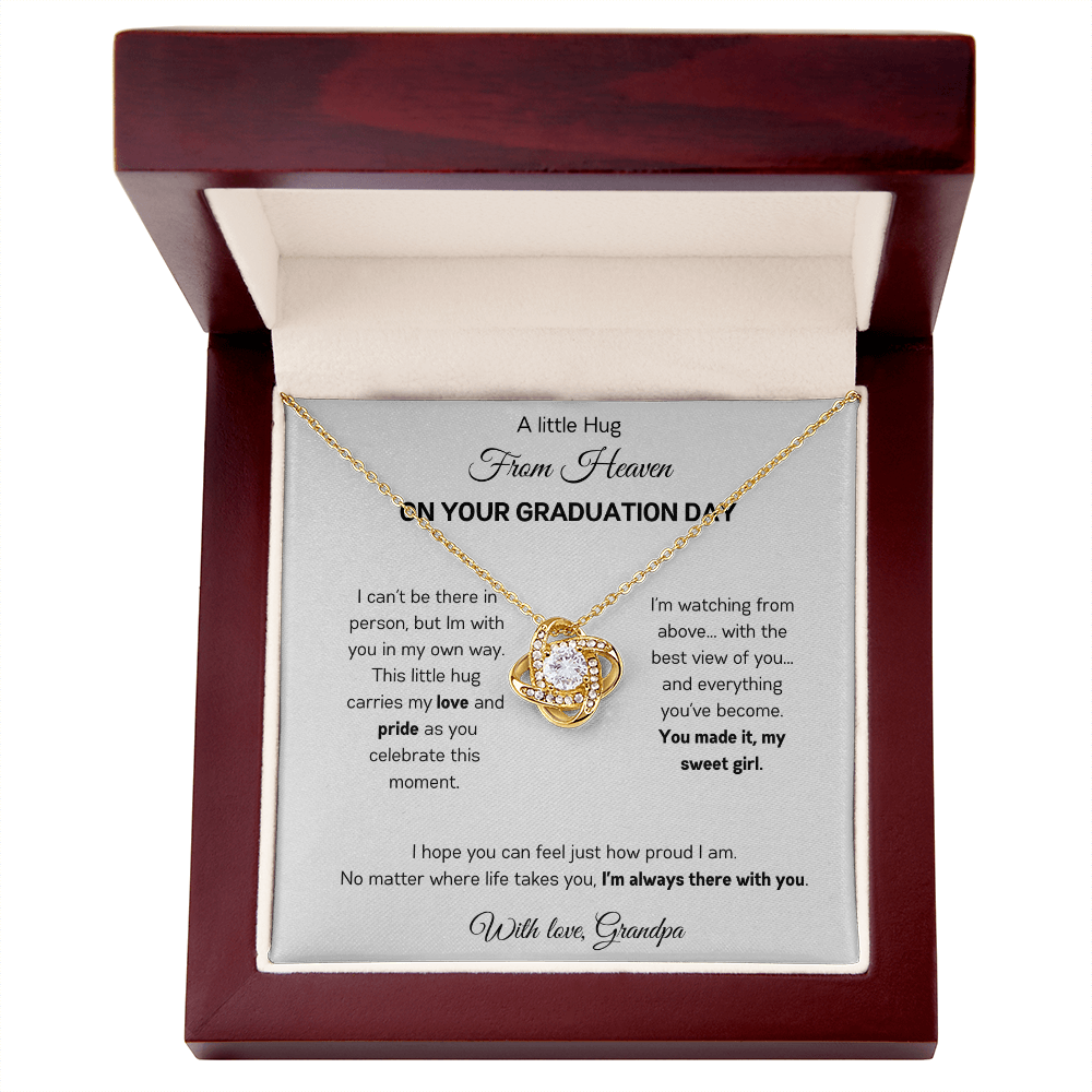 A Little Hug From Grandpa |  Love Knot Necklace