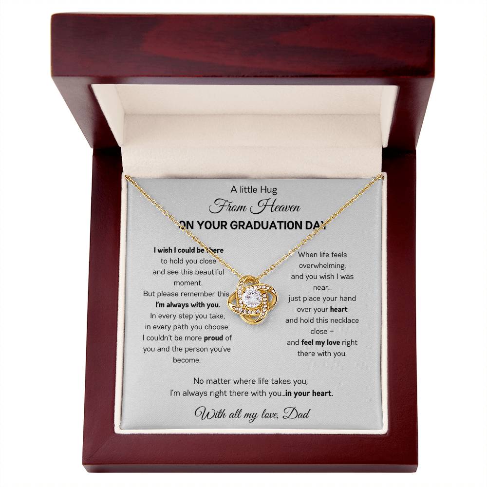 A Little Hug From Dad | Love Knot Necklace