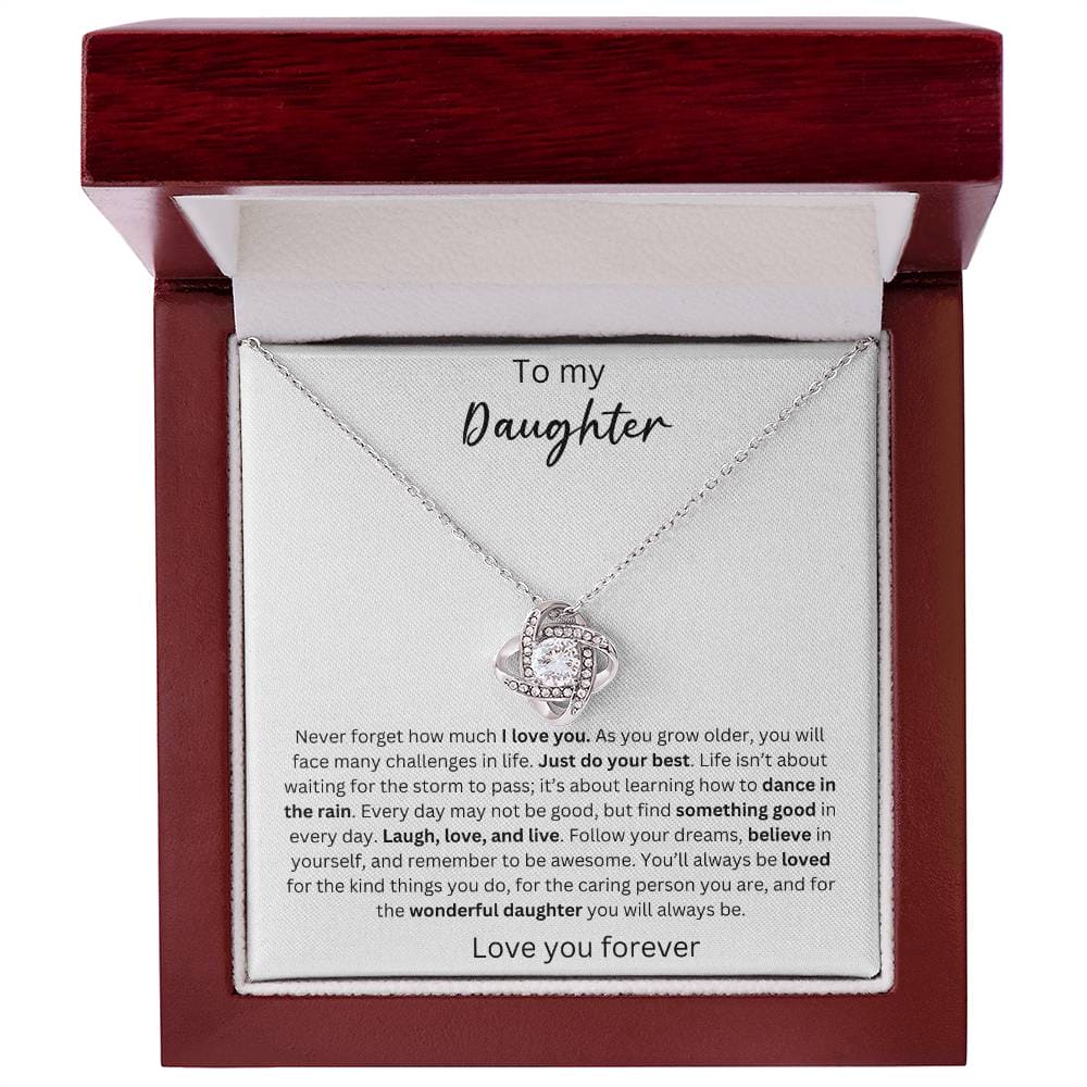 To My Daughter - Believe In Yourself - Crown Love Necklace