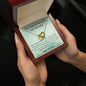 For A Special Niece On Your Birthday - Interlocking Hearts Necklace