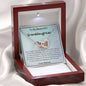 To My Beautiful Granddaughter - Love Meemaw - Interlocking Hearts Necklace