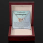 To My Beautiful Granddaughter - Love Meemaw - Interlocking Hearts Necklace