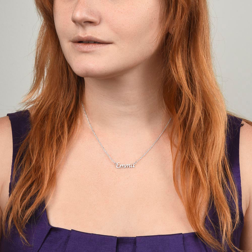 [LIMITED TIME ONLY] To My Amazing Daughter - You Are Stronger Than You Seem - Custom Name Necklace