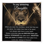 [LIMITED TIME ONLY] To My Amazing Daughter - You Are Stronger Than You Seem - Custom Name Necklace