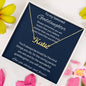 [Almost Sold Out] To My Amazing Goddaughter - Love You Always And Forever - Personalized Name Necklace