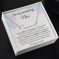 To My Amazing Niece - I Love You So Much - Signature Style Name Necklace