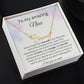 To My Amazing Niece - I Love You So Much - Signature Style Name Necklace