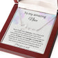 To My Amazing Niece - I Love You So Much - Signature Style Name Necklace