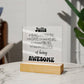 Happy 31st Birthday Personalized Gift Acrylic Plaque