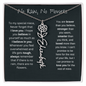 Custom To My Special Niece - Birth Flower Name Necklace