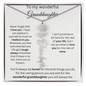 [FOR LIMITED TIME] To My Wonderful Granddaughter - You'll Always Be Loved - Flower Name Necklace