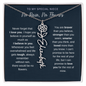To My Special Niece | No Rain, No Flowers | Birth Flower Name Necklace