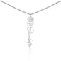 To My Bonus Daughter - Never Forget That I Love You | Birth Flower Name Necklace