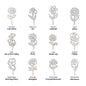 To My Amazing Bonus Granddaughter - Love You So Much - Birth Flower Name Necklace