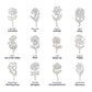 Never Forget That I Love You | Birth Flower Name Necklace
