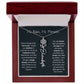 Never Forget That I Love You - Flower Name Necklace