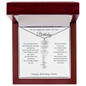 To My Special Mom On Her Birthday | You're Appreciated | Birth Flower Name Necklace