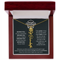 2026 Graduation Gift | Enjoy The Ride | Birth Flower Name Necklace