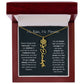Never Forget That I Love You - Flower Name Necklace