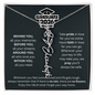2026 Graduation Gift | Enjoy The Ride | Birth Flower Name Necklace