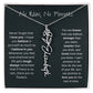 No Rain - No Flowers - Never Forget That I Love You | Birth Flower Name Necklace *