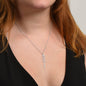To My Bonus Daughter - Never Forget That I Love You | Birth Flower Name Necklace