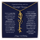 Happy 53rd Birthday - Personalized Birth Flower Name Necklace with Message Card