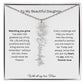 To My Beautiful Daughter | With All My Love | Flower Name Necklace