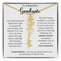 To A Beautiful Graduate - You've Earned It - Flower Name Necklace